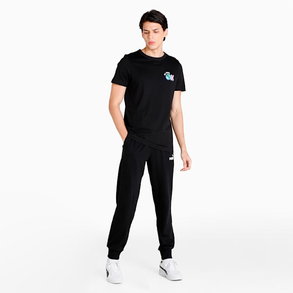 Downtown Graphic Men's T-Shirt, Puma Black, extralarge-IND