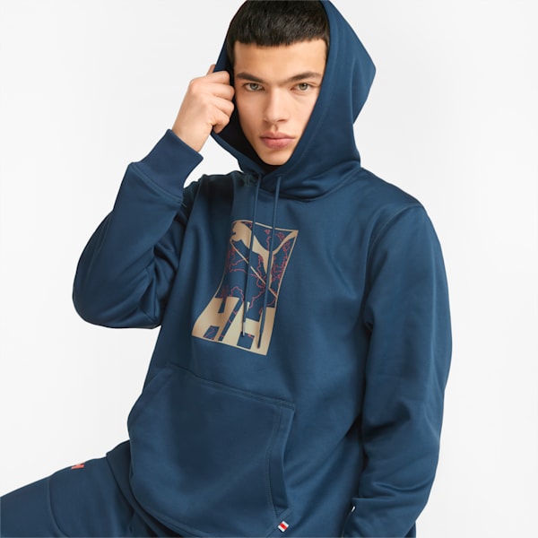 PUMA x HELLY HANSEN Winter Hoodie, Intense Blue, extralarge