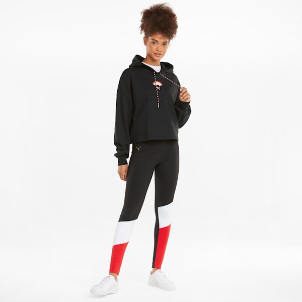 AS Women's Hoodie, Puma Black-Puma Black, extralarge-IND