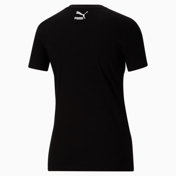 Tie Dye Women's Tee, Cotton Black, extralarge