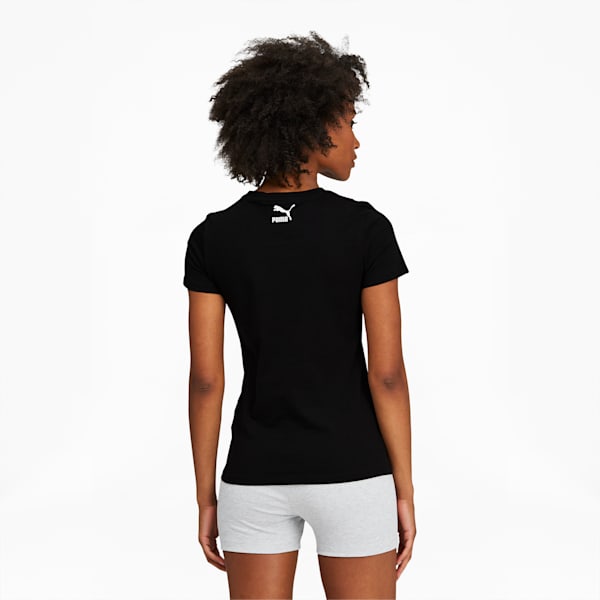 Tie Dye Women's Tee, Cotton Black, extralarge