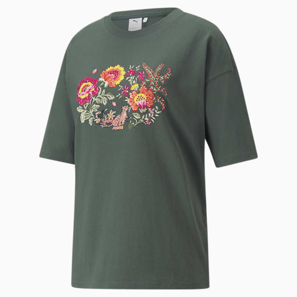 PUMA x LIBERTY グラフィック Tシャツ ウィメンズ, Green Gables, extralarge-AUS