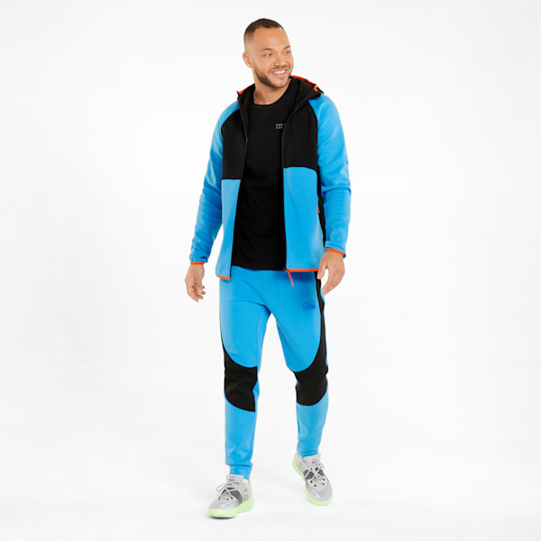 Chamarra Básquetbol Hombre Dime, Bleu Azur-Puma Black, extralarge