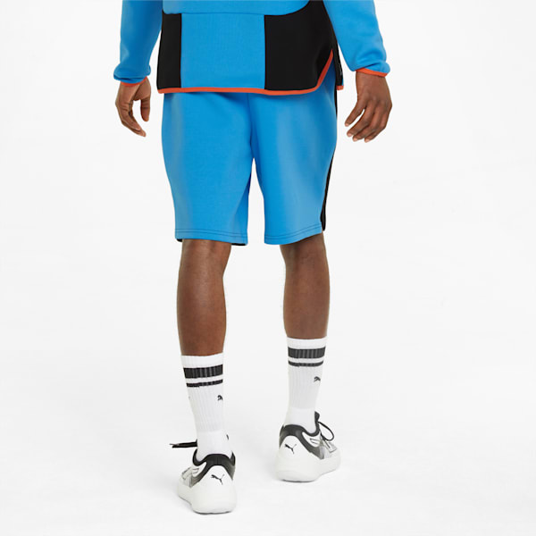 Shorts de basquetbol para hombre Dime, Bleu Azur-Puma Black, extralarge