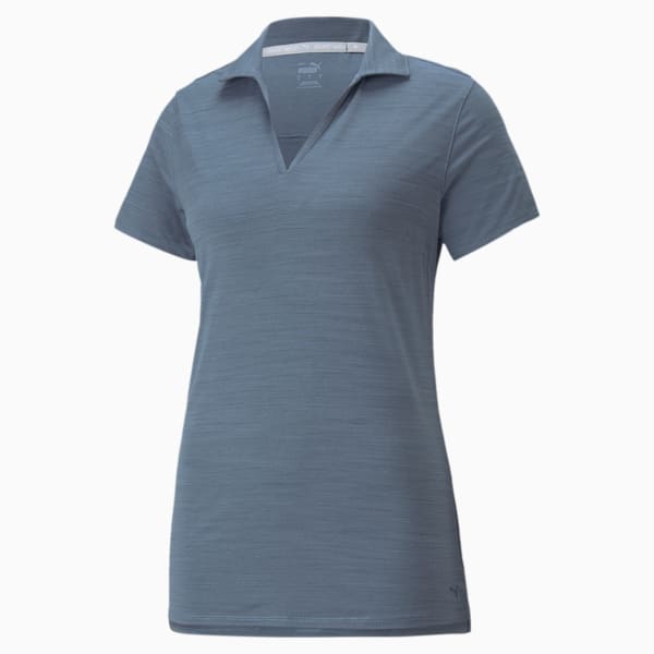 CLOUDSPUN Coast Women's Golf Polo, Evening Sky Heather