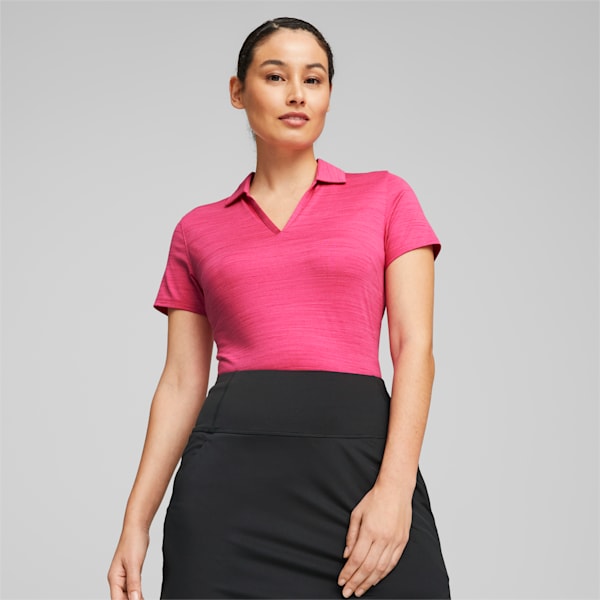 CLOUDSPUN Coast Women's Golf Polo, Orchid Shadow Heather, extralarge-GBR