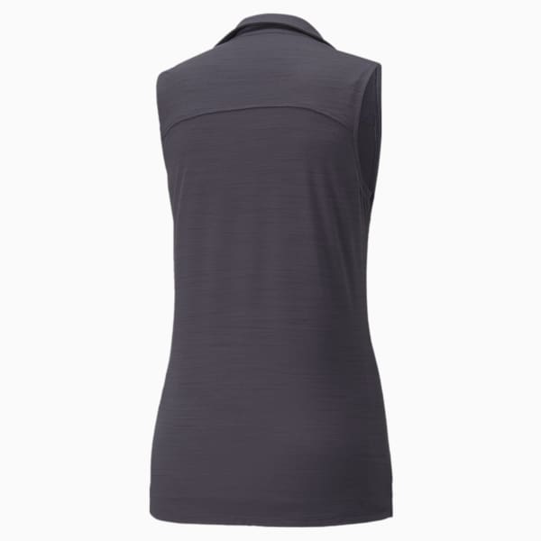CLOUDSPUN Coast Sleeveless Women's Golf Polo, Navy Blazer Heather