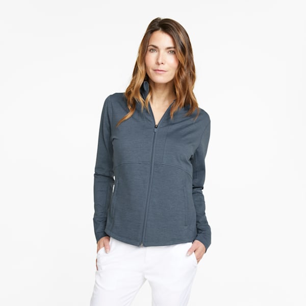 CLOUDSPUN Daybreak Women's Golf Jacket, Evening Sky Heather