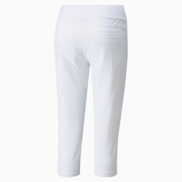 PWRSHAPE Women's Golf Capri Pants, Bright White