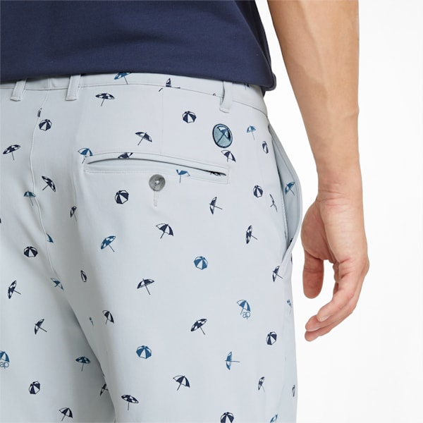PUMA x ARNOLD PALMER Umbrella Men's Golf Shorts, Mirage Gray-Algiers Blue