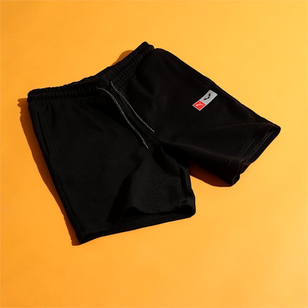 PUMA x BATMAN Youth Regular Fit Shorts, Puma Black, extralarge-IND