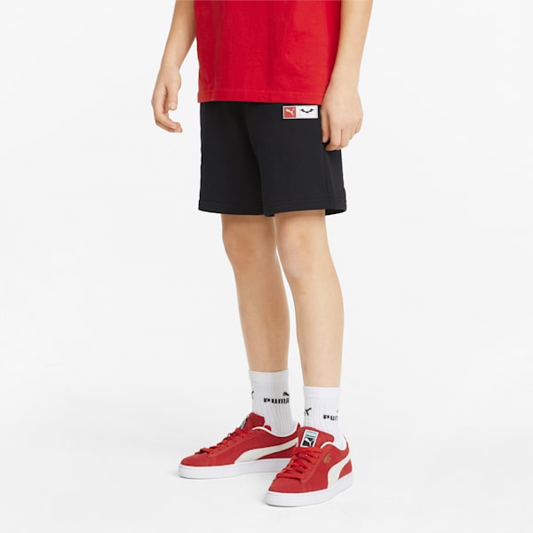 PUMA x BATMAN Kids' Shorts, Puma Black, extralarge