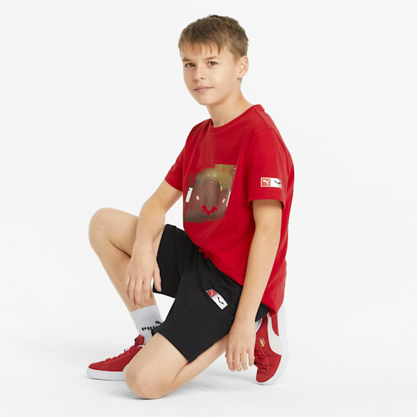 PUMA x BATMAN Kids' Shorts, Puma Black, extralarge