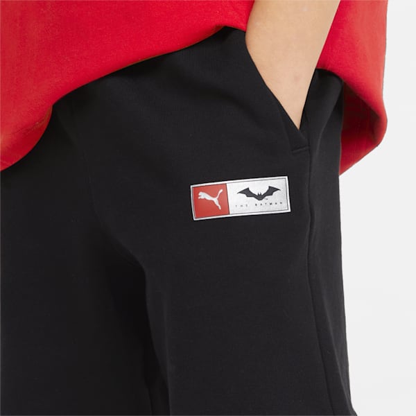 PUMA x BATMAN Youth Regular Fit Shorts, Puma Black, extralarge-IND