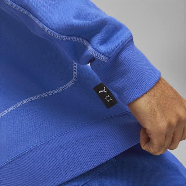 Pivot Crew EMB Basketball Pullover Men, Royal Sapphire