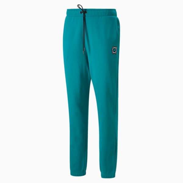 Pivot EMB Men's Basketball Sweatpants, Deep Aqua