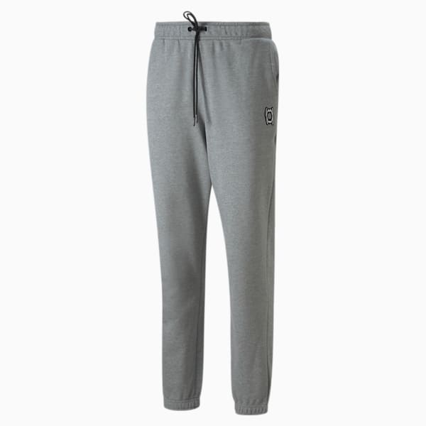 Pants de basketball para hombre Pivot EMB, Light Gray Heather-Light Gray Heather, extralarge