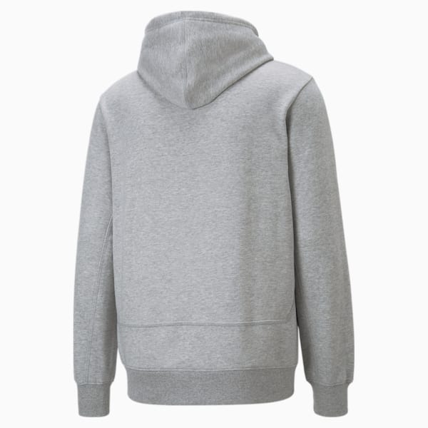 Sudadera con gorra basketball hombre Pivot EMB, Light Gray Heather, extralarge