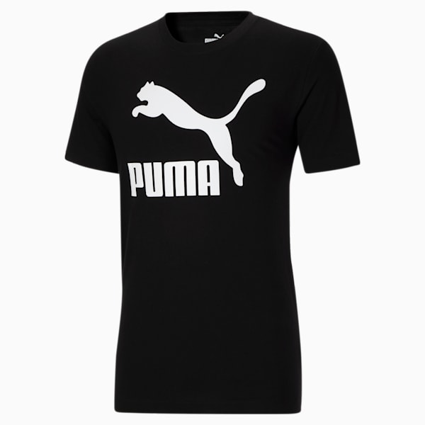 Camiseta con logo para hombre Classics, Puma Black-Puma White, extralarge