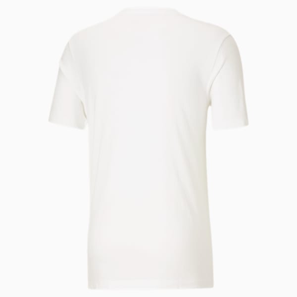 Classics Logo Men's Tee, Puma White-Puma Black, extralarge