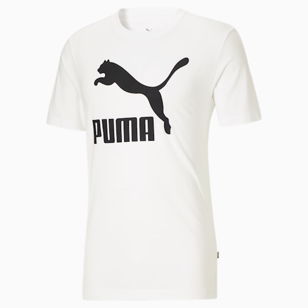 Camiseta Classics con logo para hombre, Puma White-Puma Black
