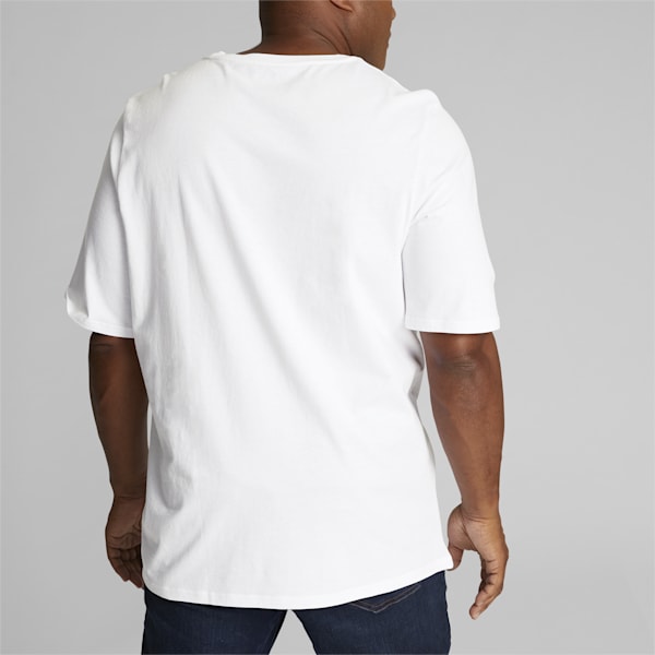 Puma black and white t shirt sales