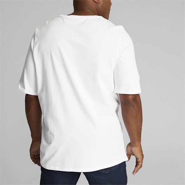 T-shirt Classics Logo Homme, Puma White-Puma Black, extralarge