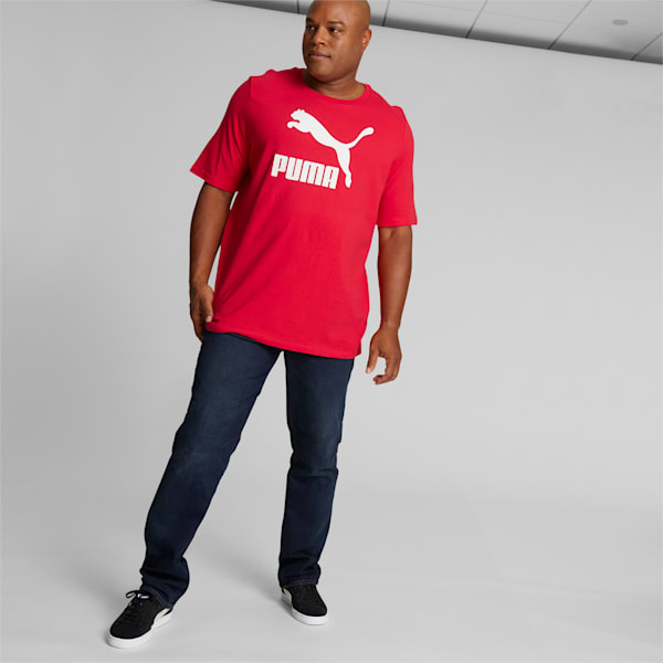 Classics Logo Men's Tee BT, High Risk Red-Puma White