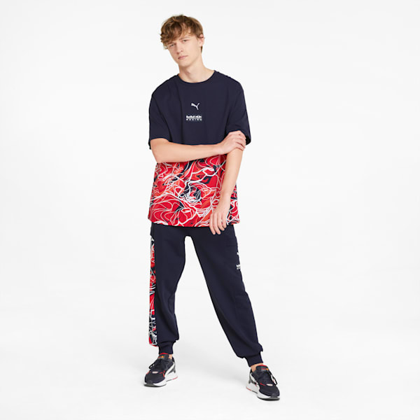 Red Bull Racing Printed Men's Sweatpants, NIGHT SKY