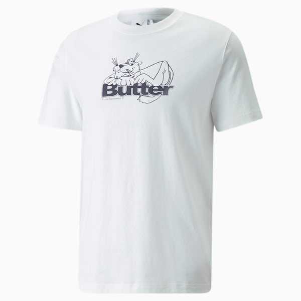 PUMA x BUTTER GOODS クリーム GRAP 半袖 Tシャツ, Puma White, extralarge-JPN