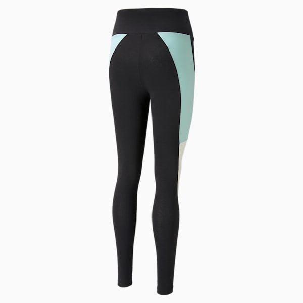 CLSX Women's High Waist Leggings, Cotton Black-Gloaming, extralarge