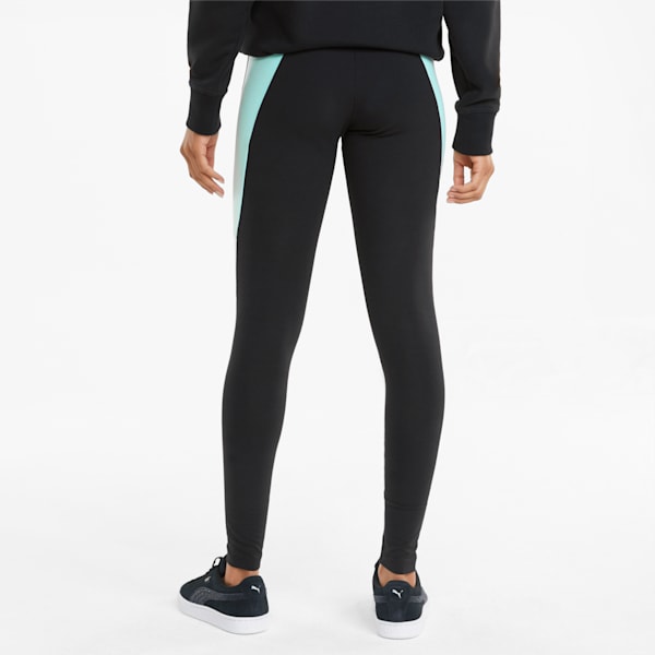 CLSX Women's High Waist Leggings, Cotton Black-Gloaming, extralarge