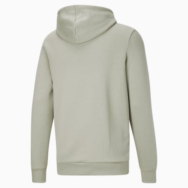 Classics Men's Logo Hoodie FL, Spring Moss-Puma White, extralarge