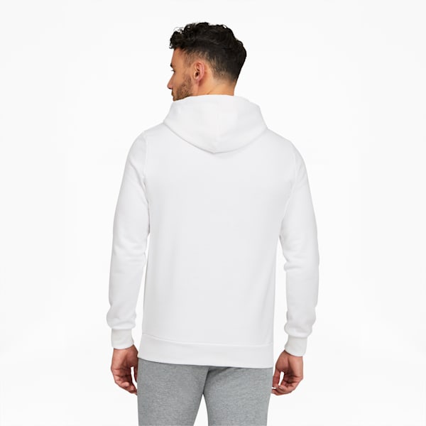 Classics Men's Logo Hoodie FL, Puma White-Bamboo, extralarge