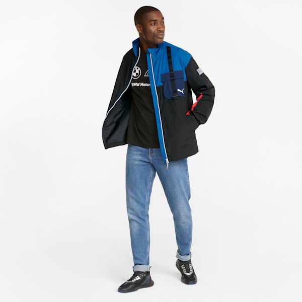 BMW M Motorsport Statement Woven Men's Jacket, Puma Black-M Color, extralarge-IND