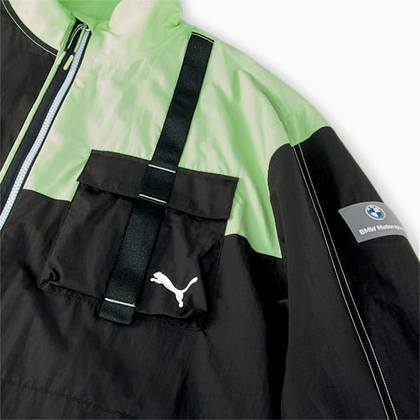 BMW M Motorsport Statement Woven Men's Jacket, Paradise Green