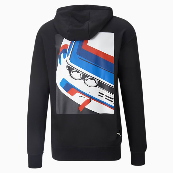 BMW M Motorsport Statement Men's Hoodie, Cotton Black, extralarge