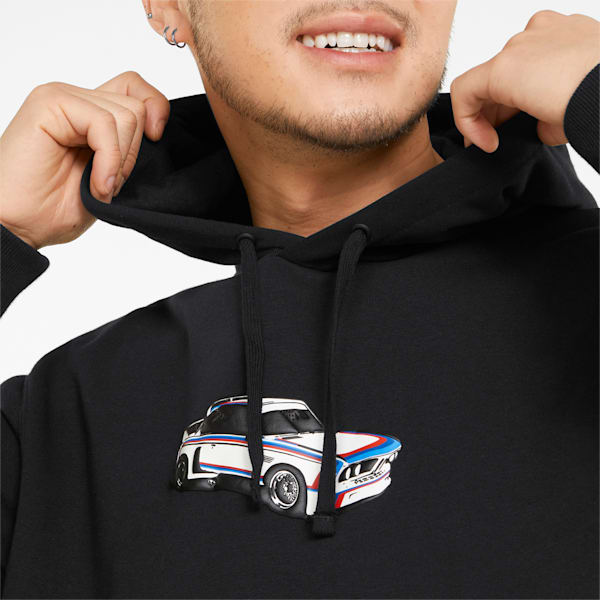 BMW M Motorsport Statement Men's Hoodie, Cotton Black, extralarge