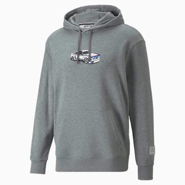 Sudadera con capucha para hombre BMW M Motorsport Statement, Medium Gray Heather, extralarge