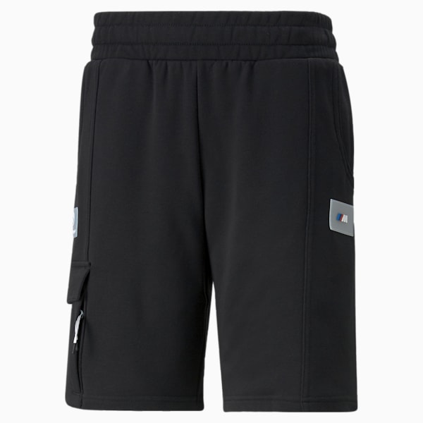 BMW M Motorsport Statement Men's Sweat Shorts, Cotton Black, extralarge