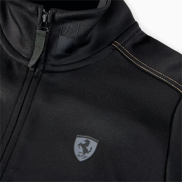 Scuderia Ferrari Style T7 Men's Track Jacket, Puma Black, extralarge-IND