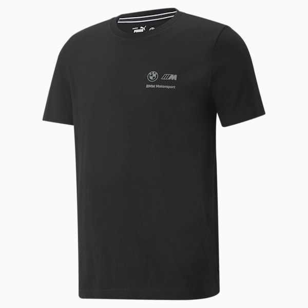 メンズ BMW MMS ライフ ロゴ 半袖 Tシャツ, Cotton Black, extralarge-IND