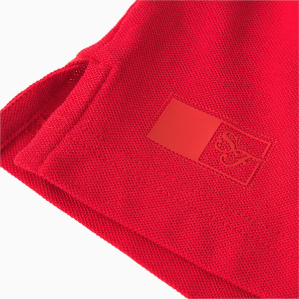 Scuderia Ferrari Style Men's Polo Shirt, Rosso Corsa, extralarge-IND