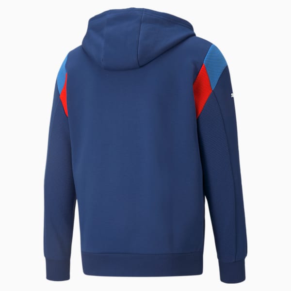 BMW M Motorsport Hooded Men's Regular Fit Sweat Jacket, Estate Blue, extralarge-IND