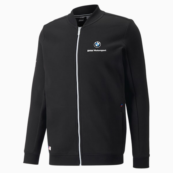 BMW M Motorsport Men's Sweat Jacket, Cotton Black, extralarge