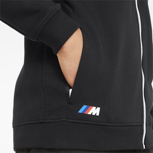 BMW M Motorsport Men's Sweat Jacket, Cotton Black, extralarge