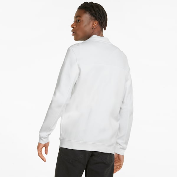 BMW M Motorsport Men's Sweat Jacket, Puma White, extralarge-IND