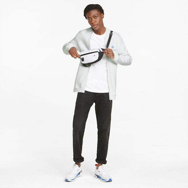BMW M Motorsport Men's Sweat Jacket, Puma White, extralarge-IND