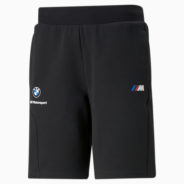 BMW M Motorsport Men's Sweat Shorts, Cotton Black