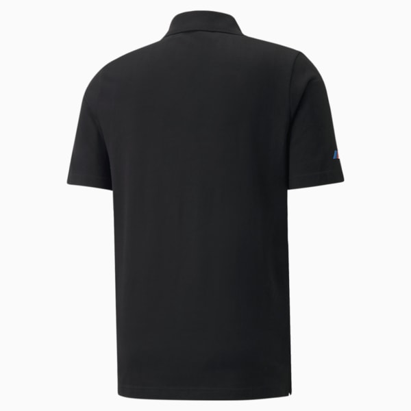 BMW M Motorsport Jacquard Men's Polo Shirt, Cotton Black, extralarge